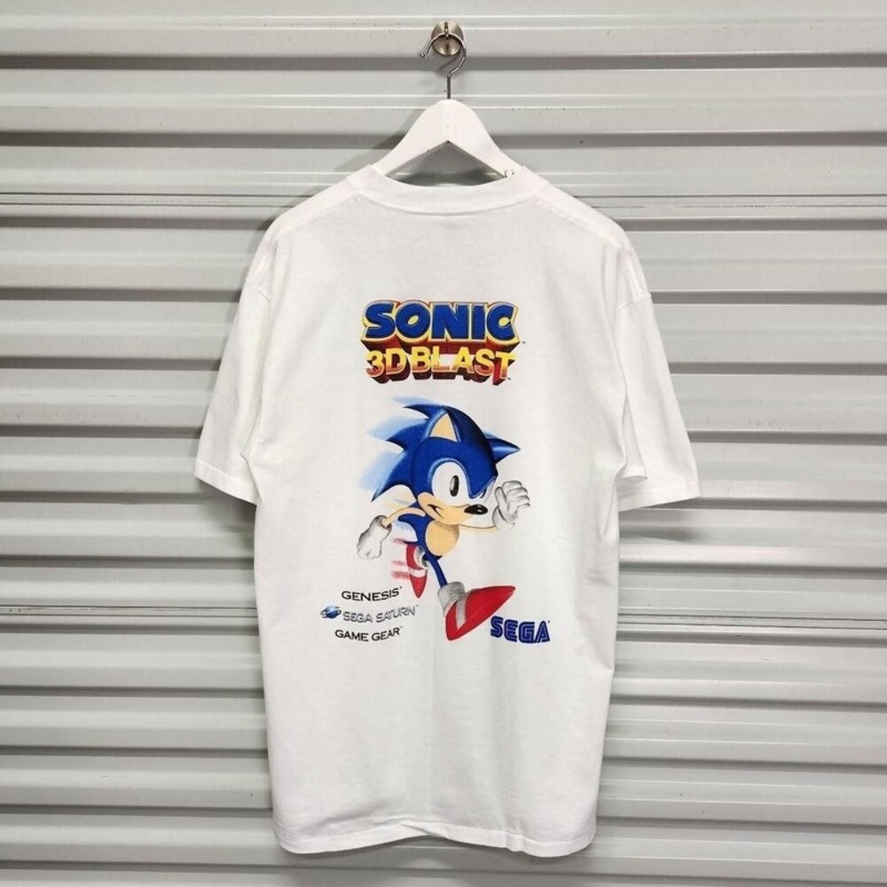 Vintage 90s Sega Sonic 3D Blast T-Shirt Power Pro Oneita Deadstock